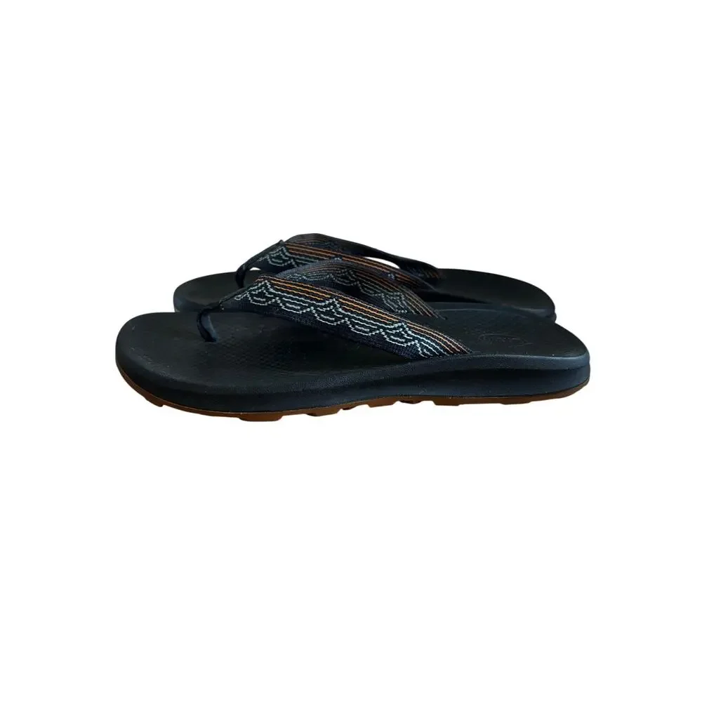 Chaco Classic Flip Flops Women’s Size 8 Black LUVSEAT Arch Support Thong Sandals
